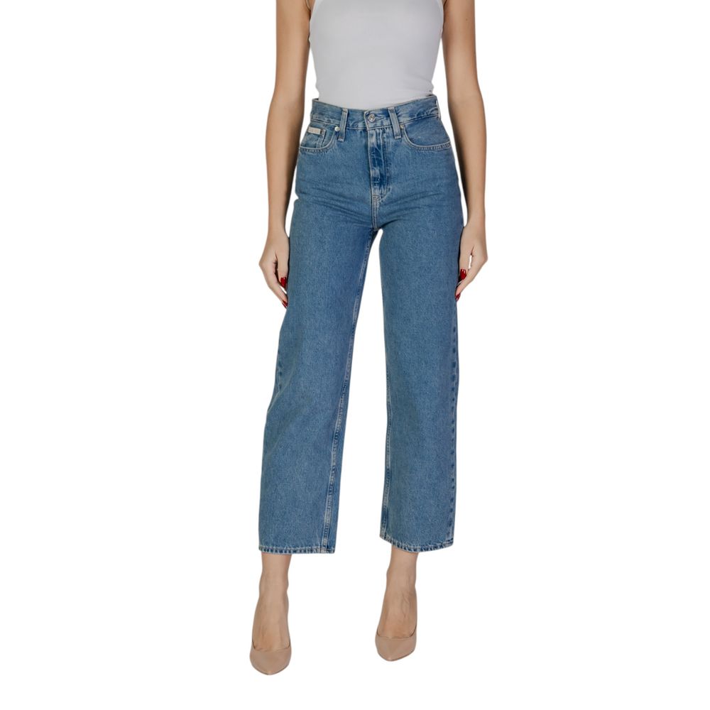 

Синие хлопковые джинсы и брюки Calvin Klein Jeans