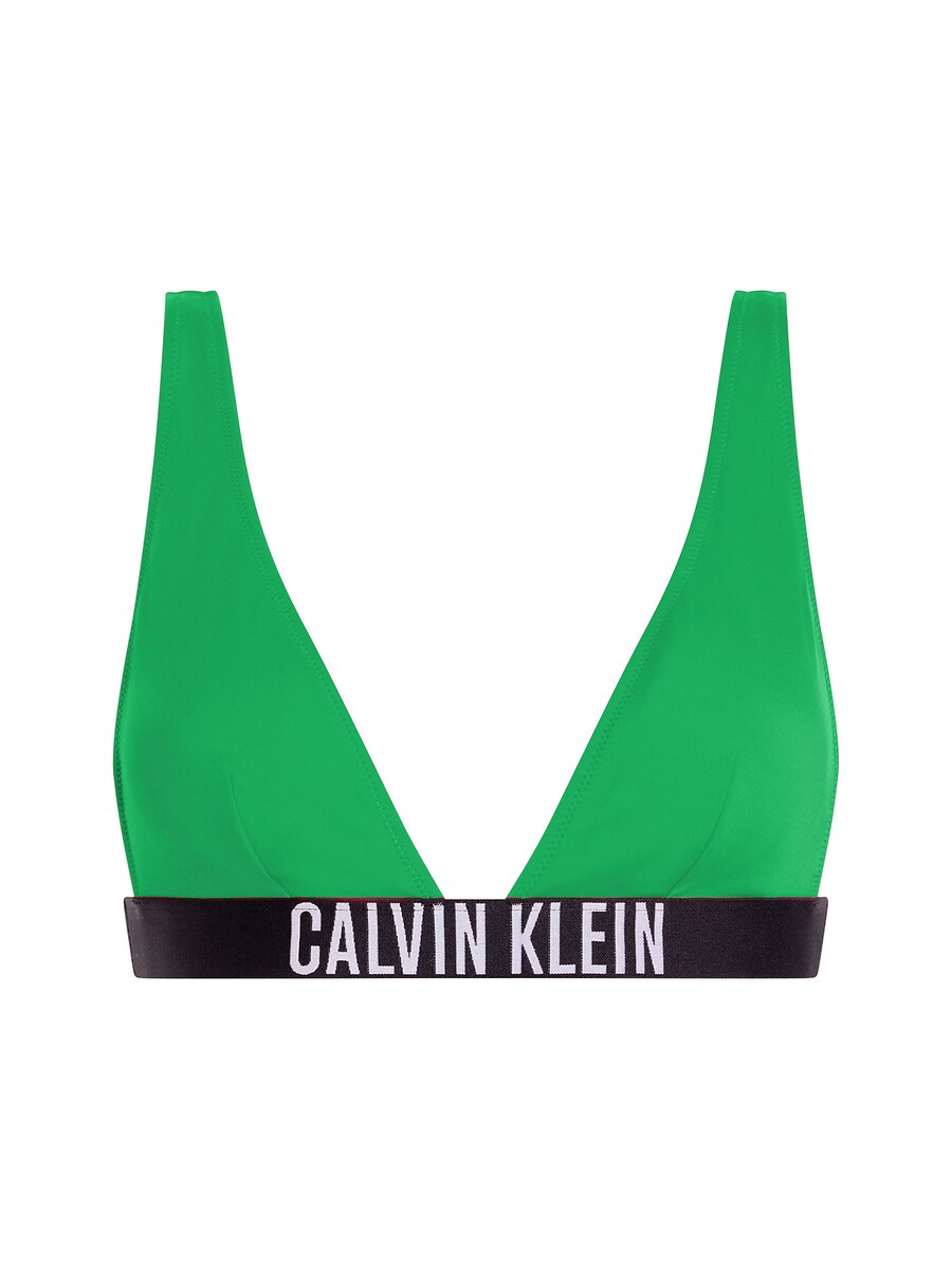 

Треугольный бикини-топ Calvin Klein Swimwear Intense Power, зеленый
