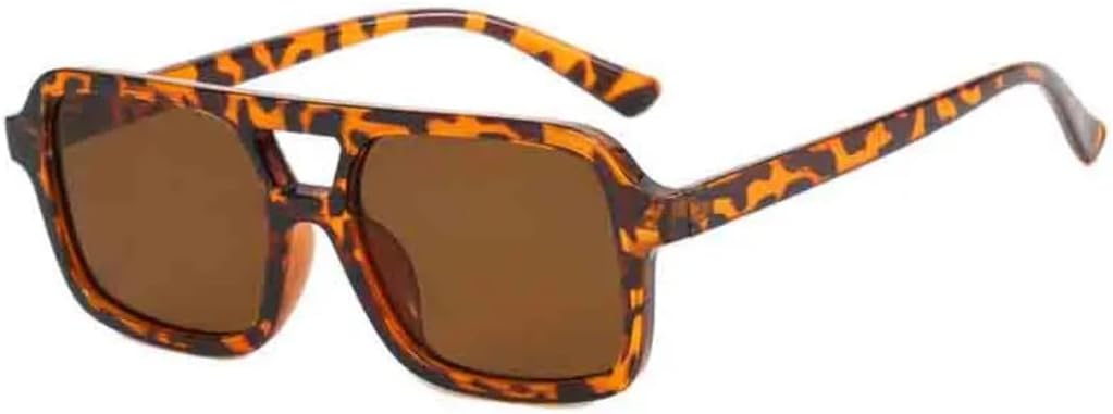 

Солнцезащитные очки с защитой UV400 | Линзы конфетных цветов, большая оправа | Для женщин и мужчин, для занятий спортом на открытом воздухе и вождения DSVIGF, Leopard Brown