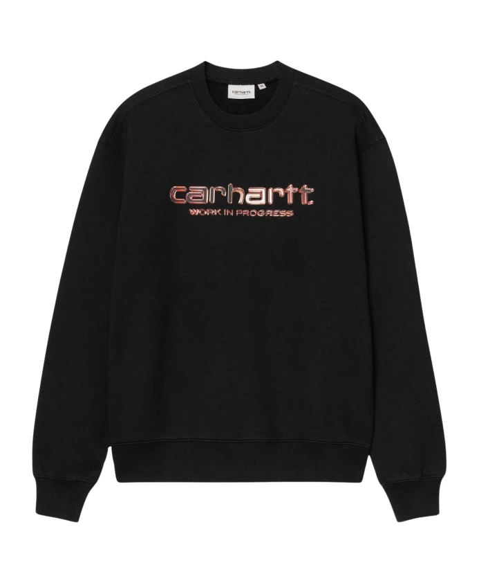 

Коллекция осень 2025: толстовка Solar Chrome Carhartt Wip, черный