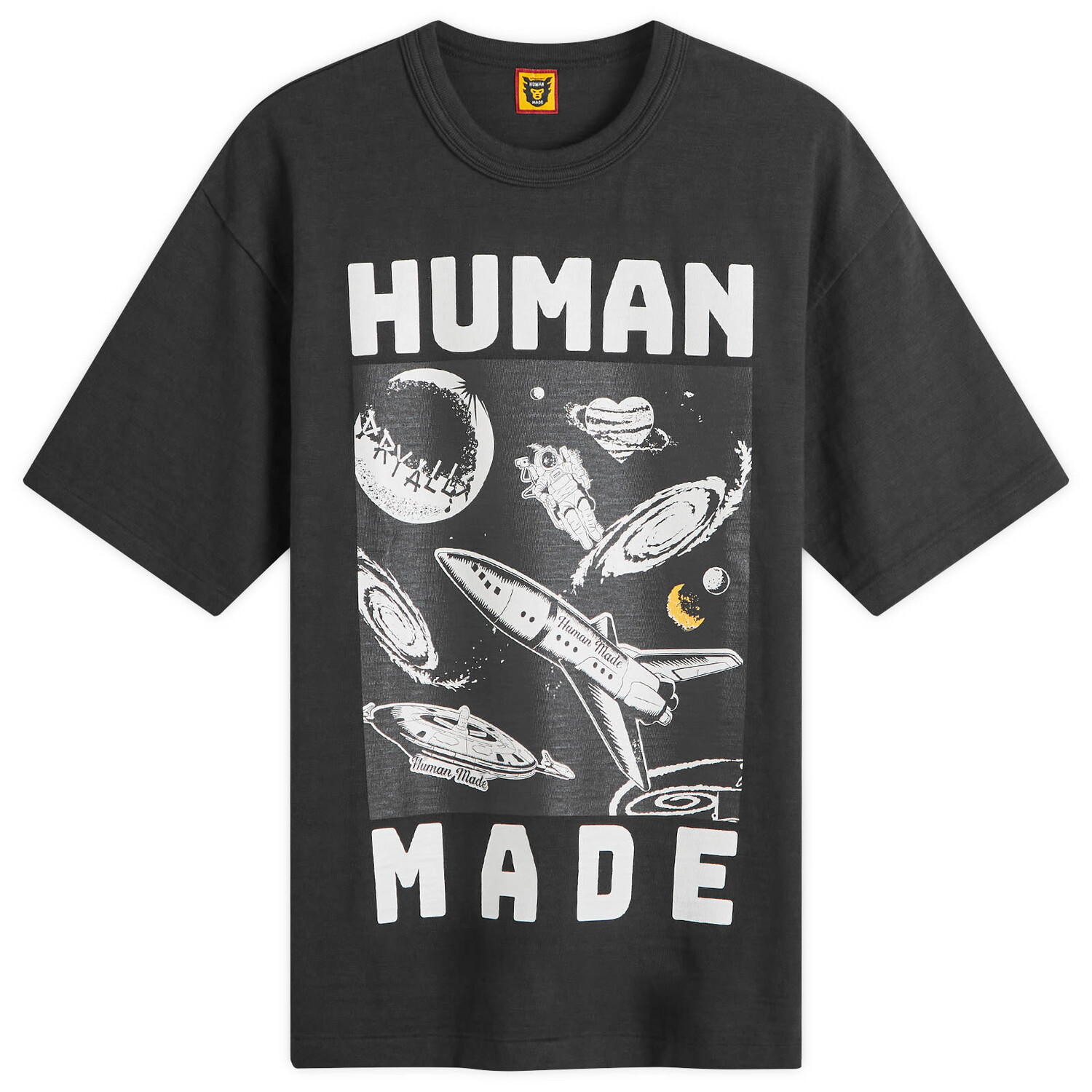 

Футболка Human Made Space Print T-Shirt, черный