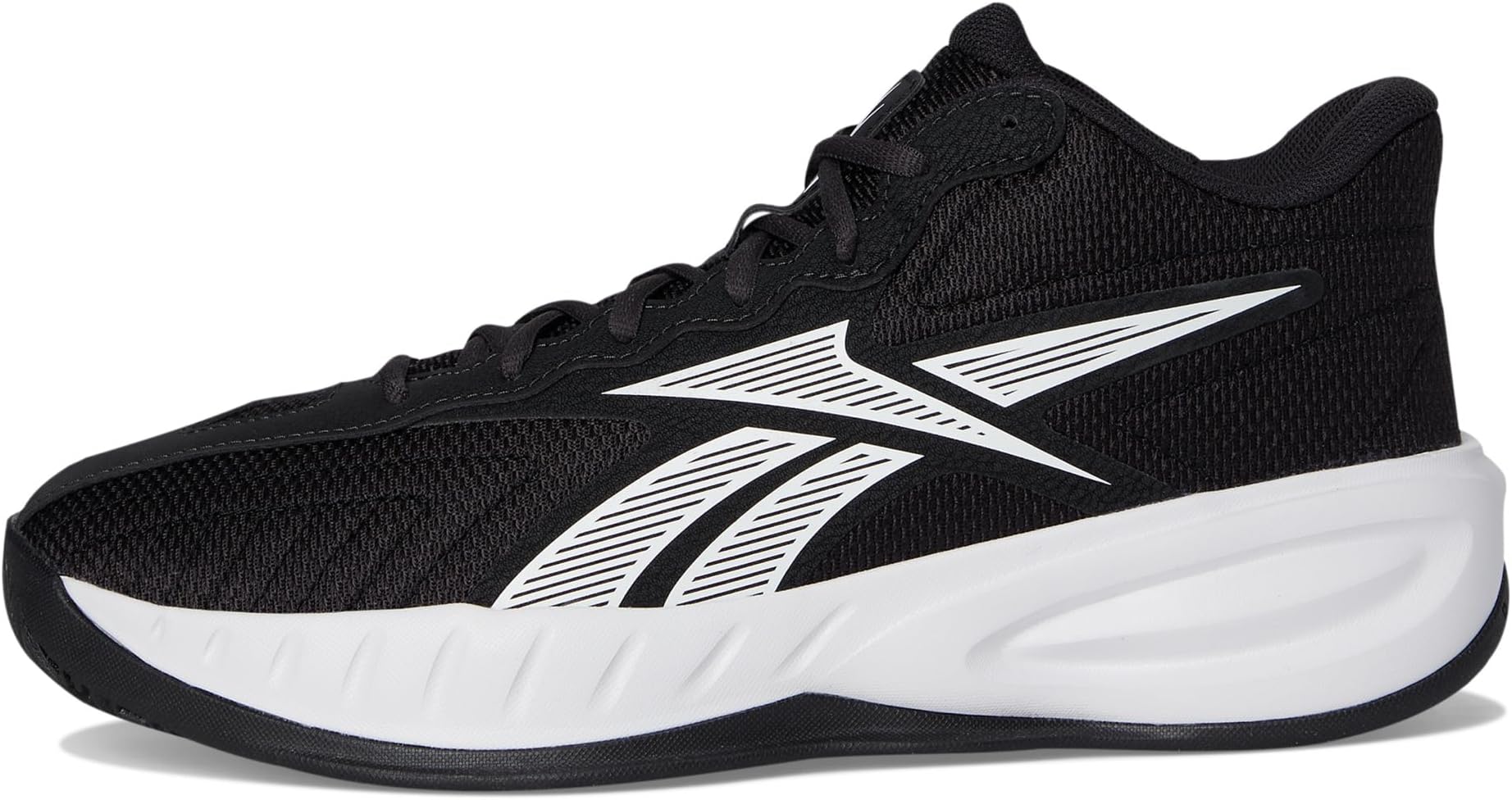Кроссовки Unisex Reebok Press, Core Black/White/Washed Black — фото 4