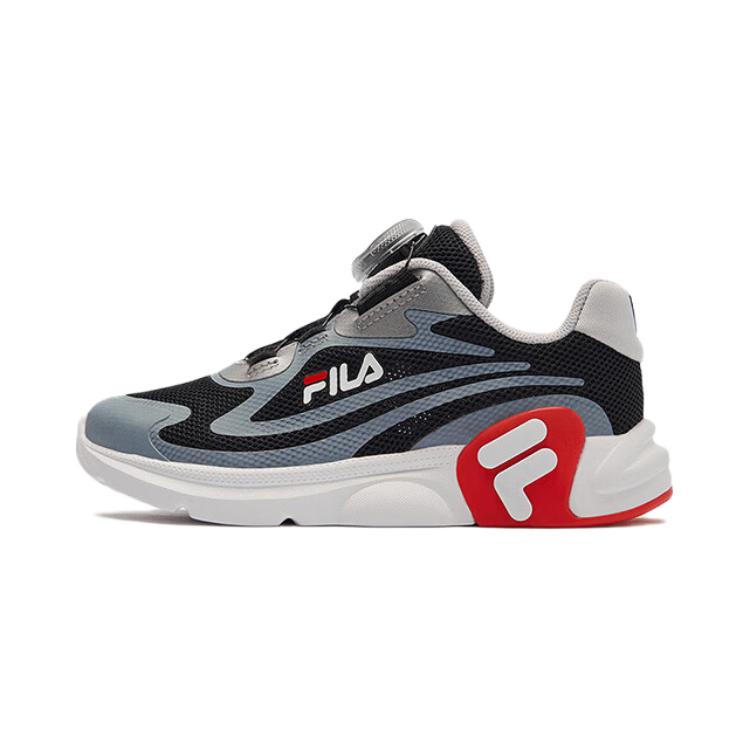 

FILA KIDS Кроссовки BOA Slip Rebound Low Top с противоскользящим эффектом, синие-серые, для детей от 3 до 7 лет