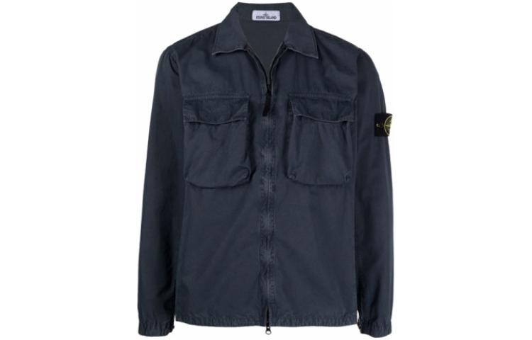 

Куртка мужская темно-синяя Stone Island, темно-синий