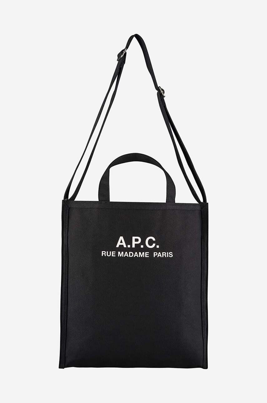 

A.P.C. сумка A.P.C. Cabas Recovery CODBM-H61318 ЧЕРНЫЙ, черный