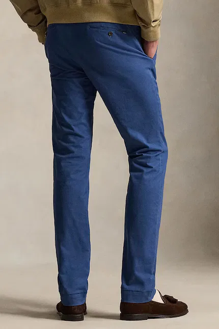 Штаны slim fit HDN Pant Polo Ralph Lauren, синий — фото 2