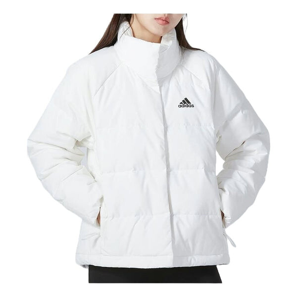 Куртка гелионик расслабленный пуховик Adidas, белый — фото 3