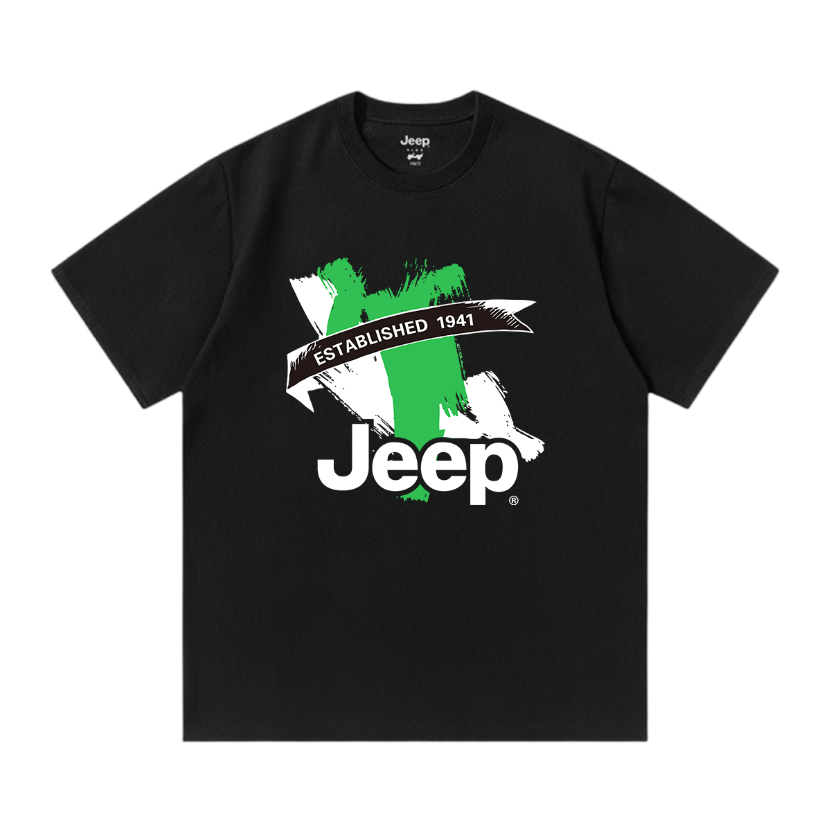 Футболка Unisex Crew Neck Moderate Jeep, sky розовый — фото 2