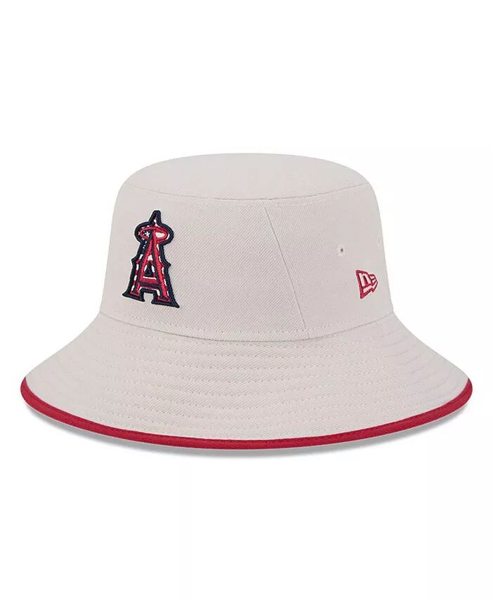 

Мужская панама цвета хаки Los Angeles Angels 2024 Четвертого июля New Era