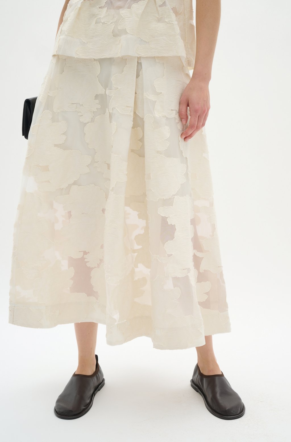 

Юбка А-силуэта VESTA InWear, белый