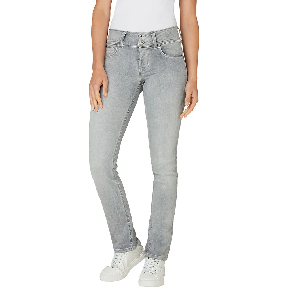 

Джинсы Pepe Venus Slim Fit low waist, серый
