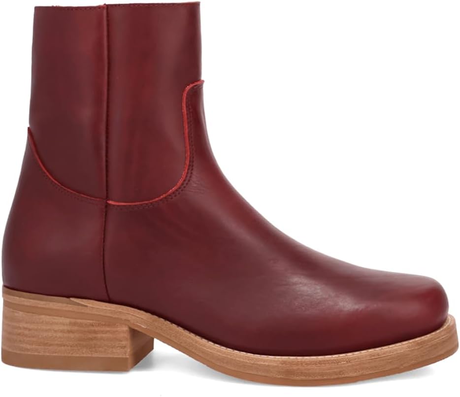 

Мужские ботинки Dingo Chelsea Western с круглым носком, красный