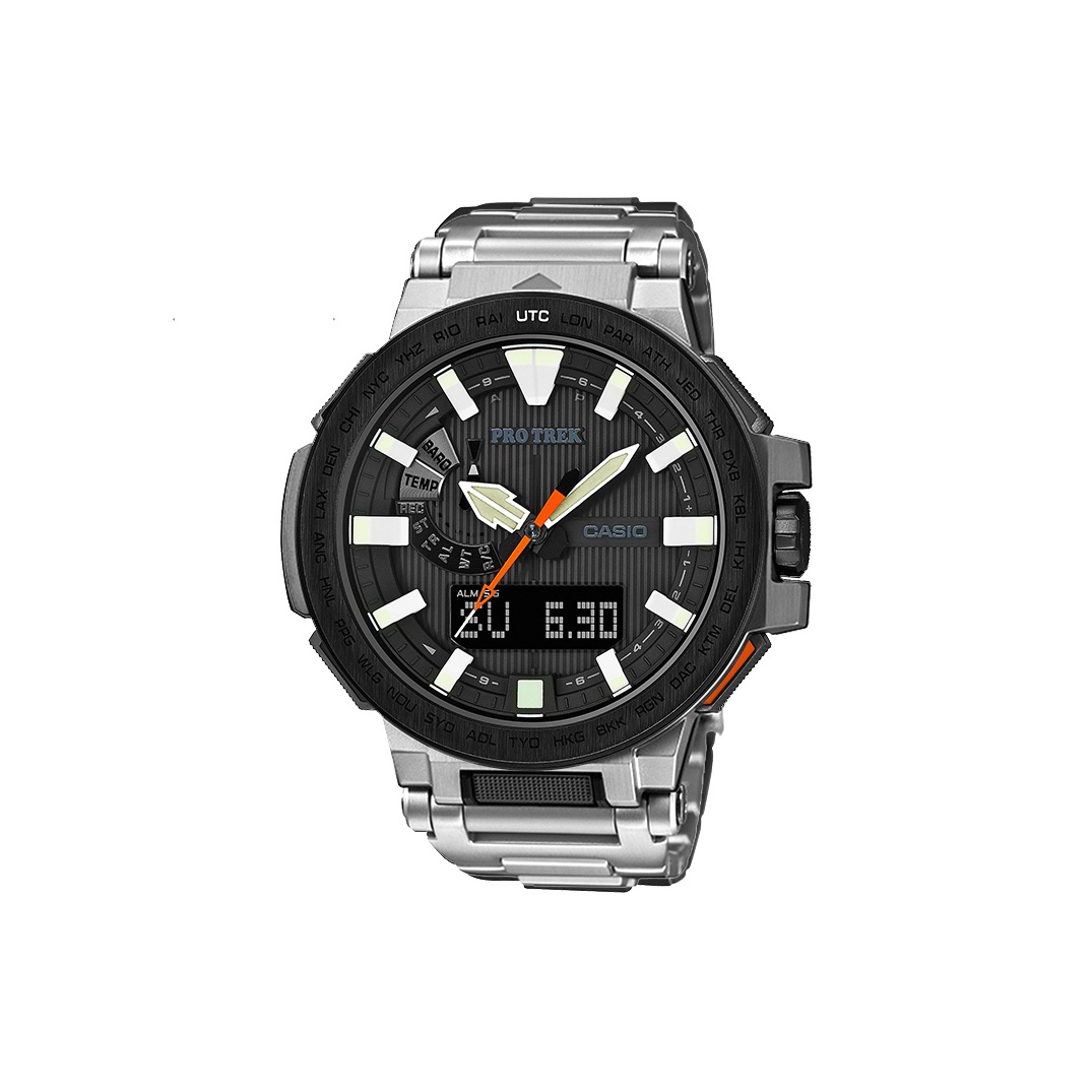 

CASIO Часы Men PRO TREK Black Watch PRX-8000T-7ADR