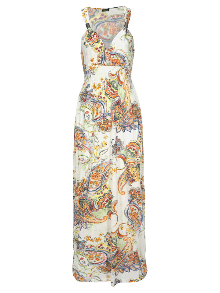 

Длинное платье LASCANA Maxi, цвет weiß-multicolor-bedruckt