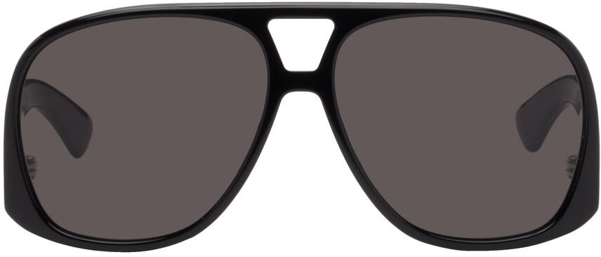 

Черные солнцезащитные очки SL 652 Solace Saint Laurent, цвет Black