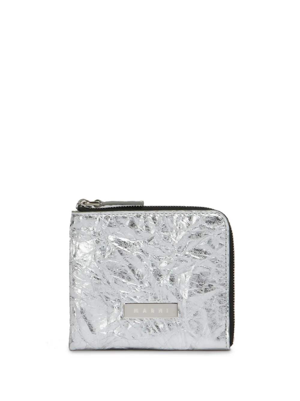 

Кошелек с логотипом Marni, серебяный