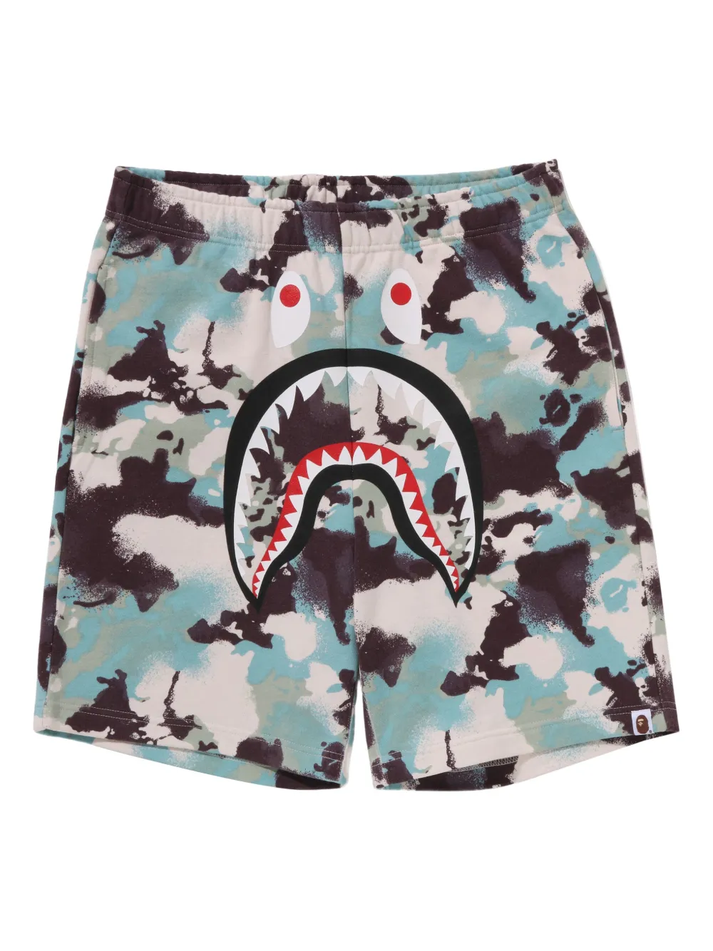 

Шорты с камуфляжным принтом A BATHING APE, синий