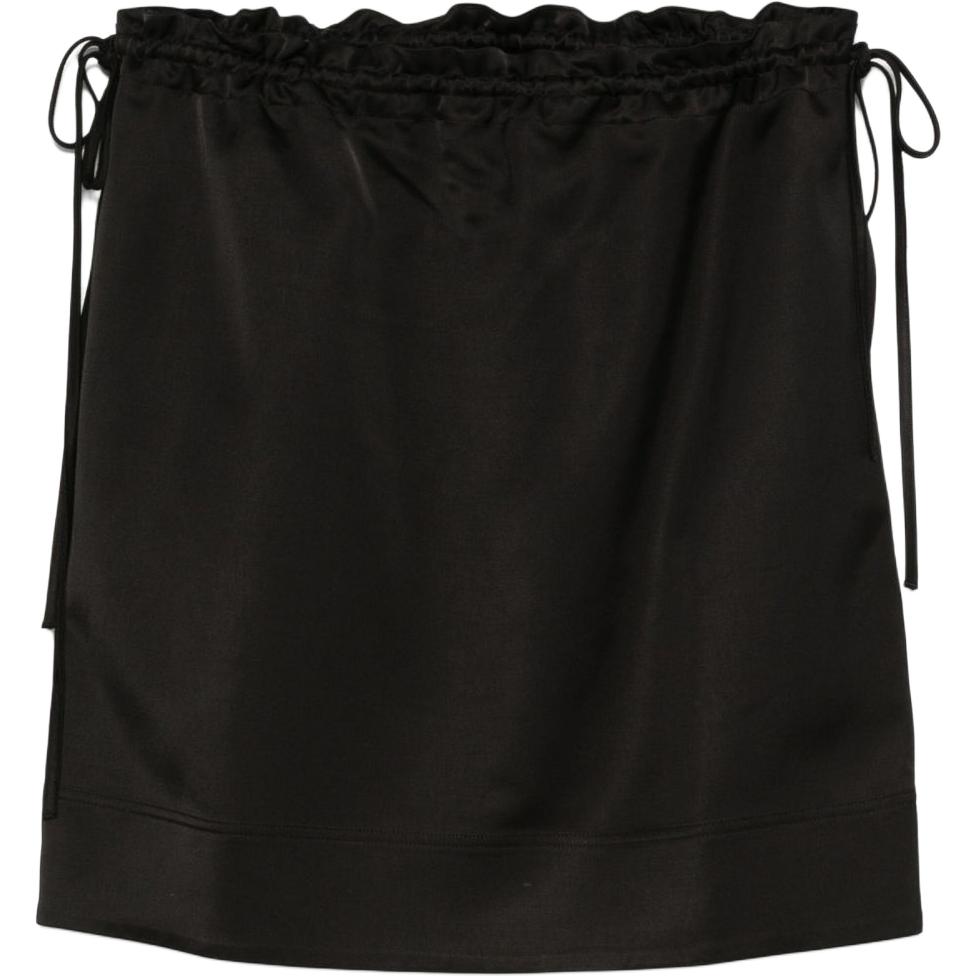 

Мини-юбка на шнурке TOTEME, черный
