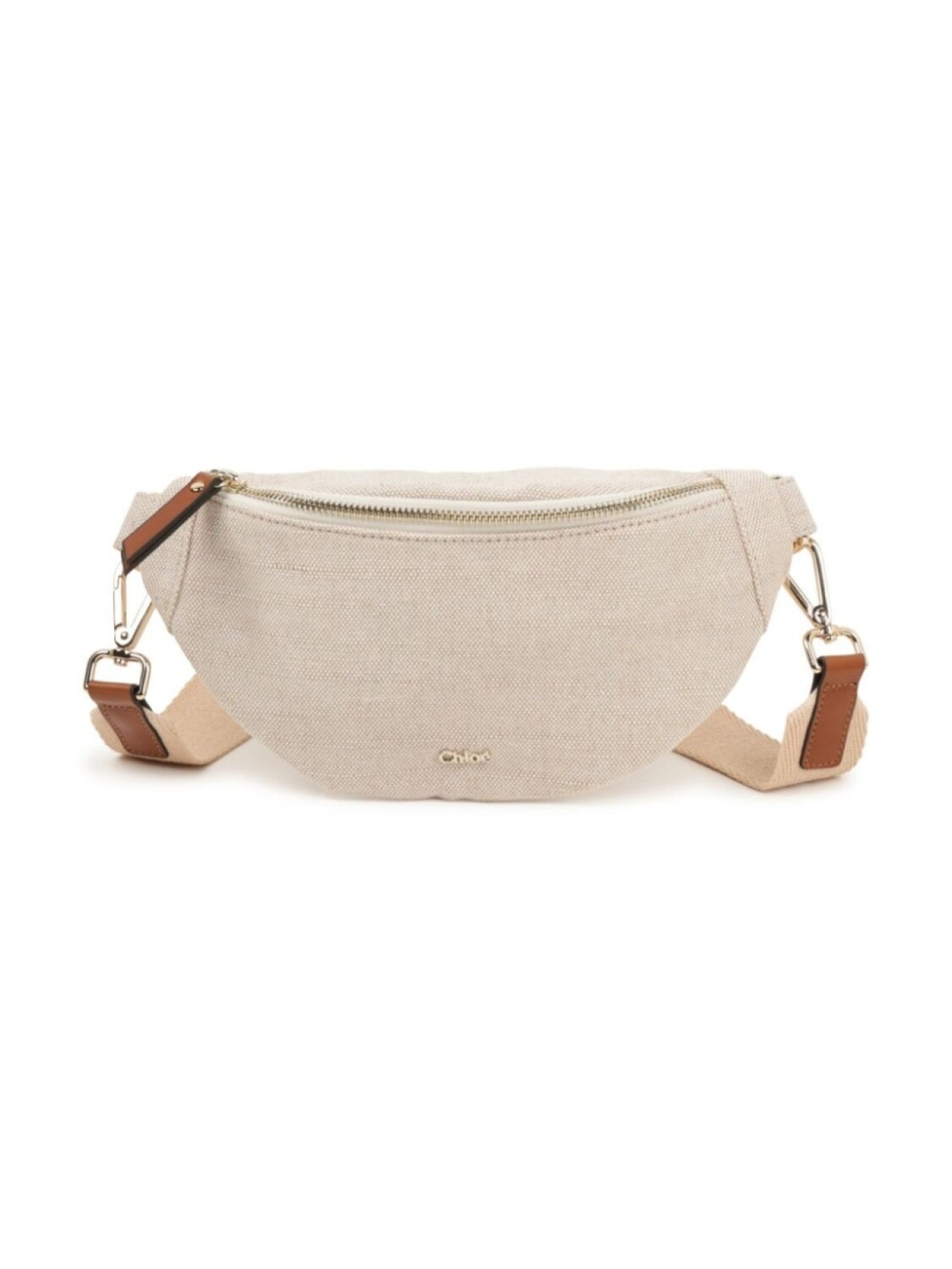 

Сумка на плечо с логотипом Chloé Kids, нейтральный цвет