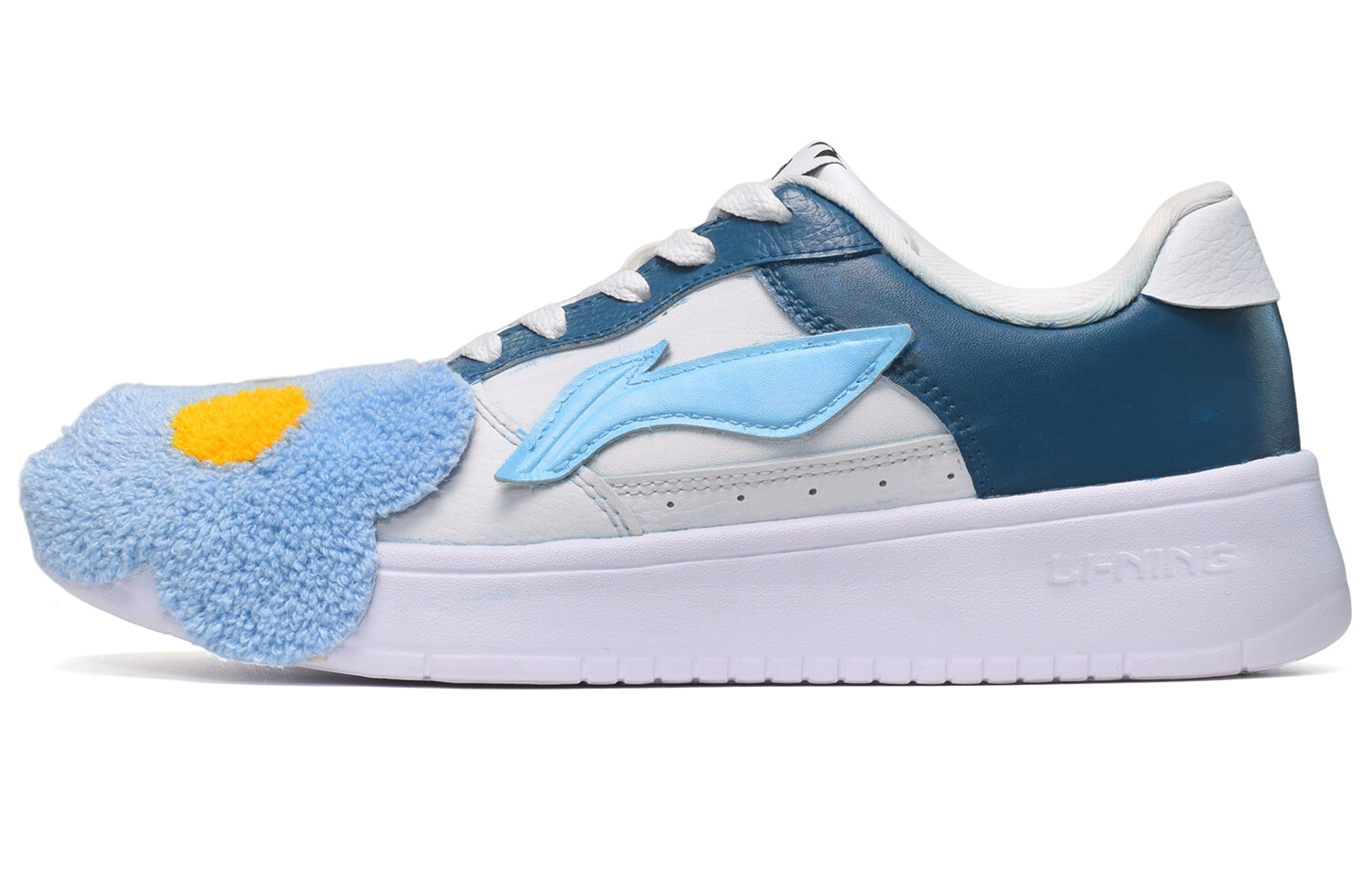 

Кроссовки LINING Skateboarding Shoes Men Low-top White/blue, белый/синий