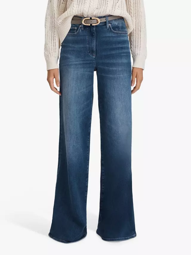 

Джинсы Reiss Ameria Wide Leg, цвет mid/blue