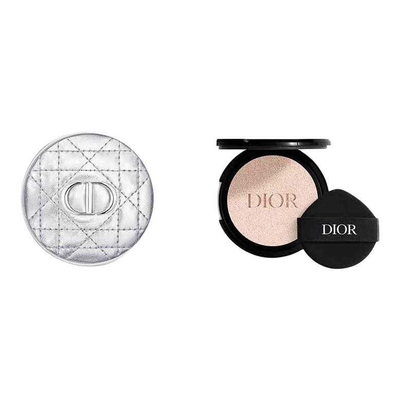 

DIOR Lock Makeup Cushion Pink Glossy Finish Wicker Pattern Case набор косметики Natural Concealing 13g+Shell