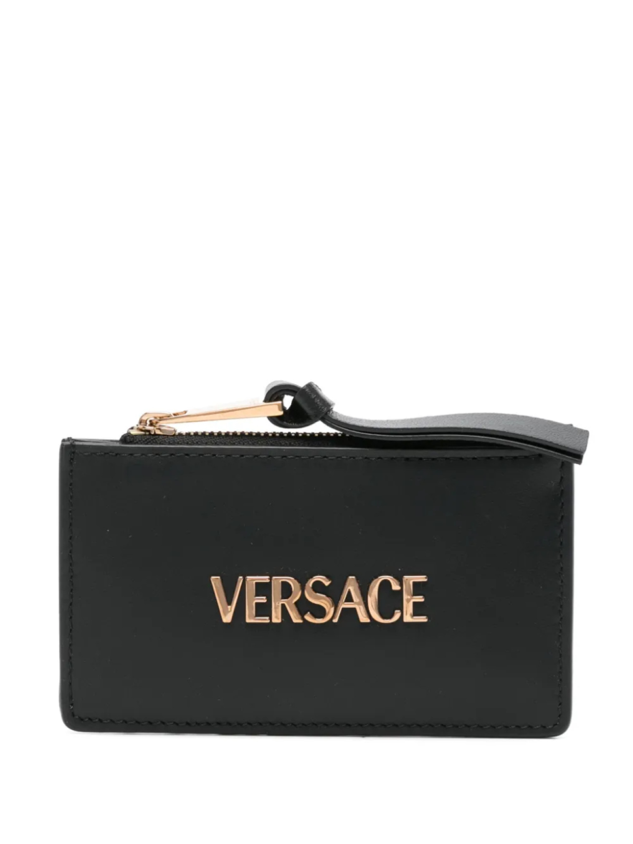 

Визитница с логотипом и печатью Versace, черный