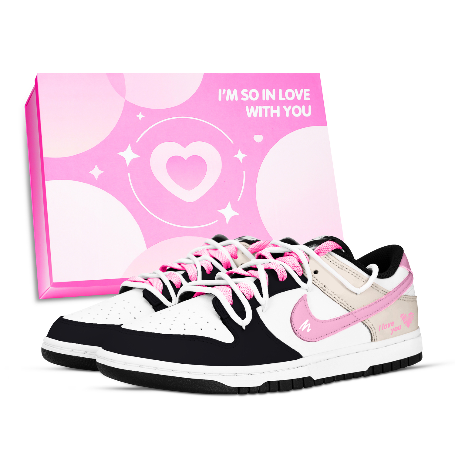 

Стильные романтичные устойчивые к истиранию низкие кроссовки для скейтбординга unisex черный желтый розовый Nike, черный желтый Pink