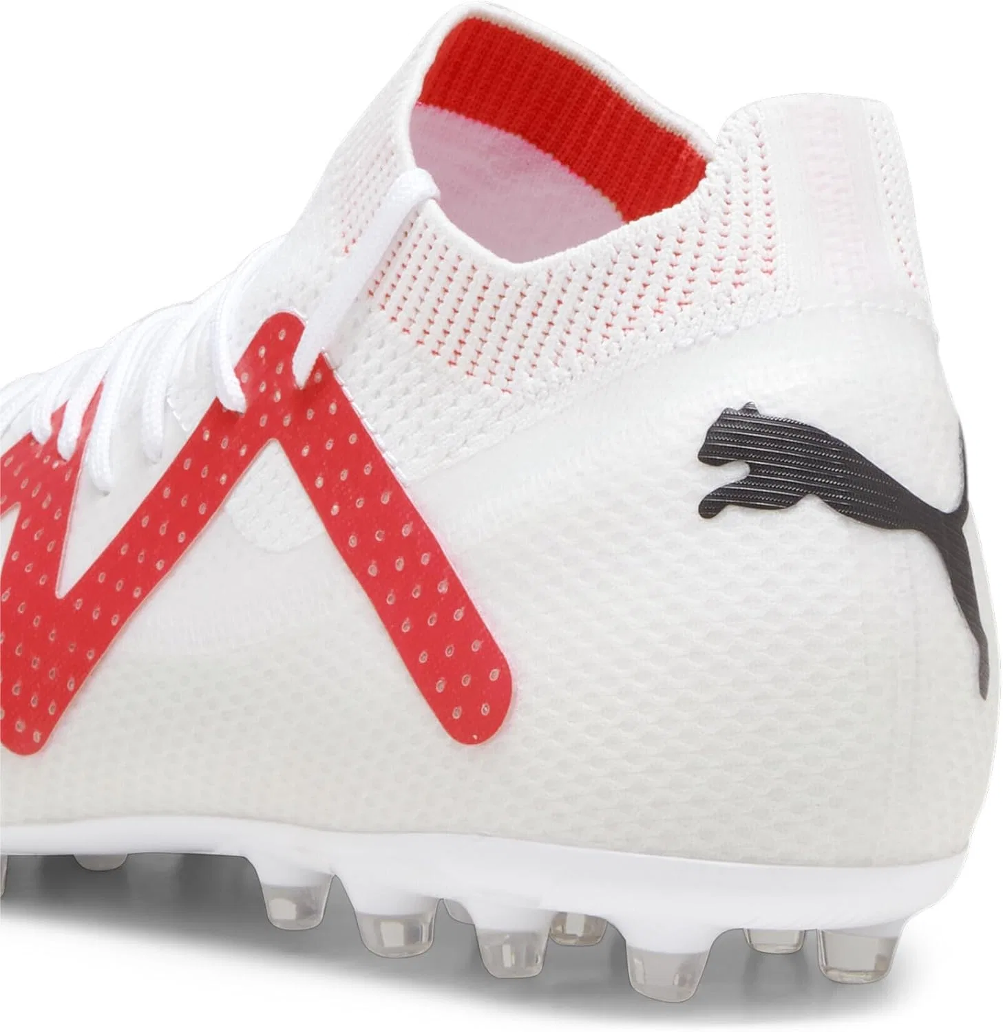Футбольные бутсы PUMA Unisex Future Pro Mg, Puma White Puma Black Fire Orchid — фото 2