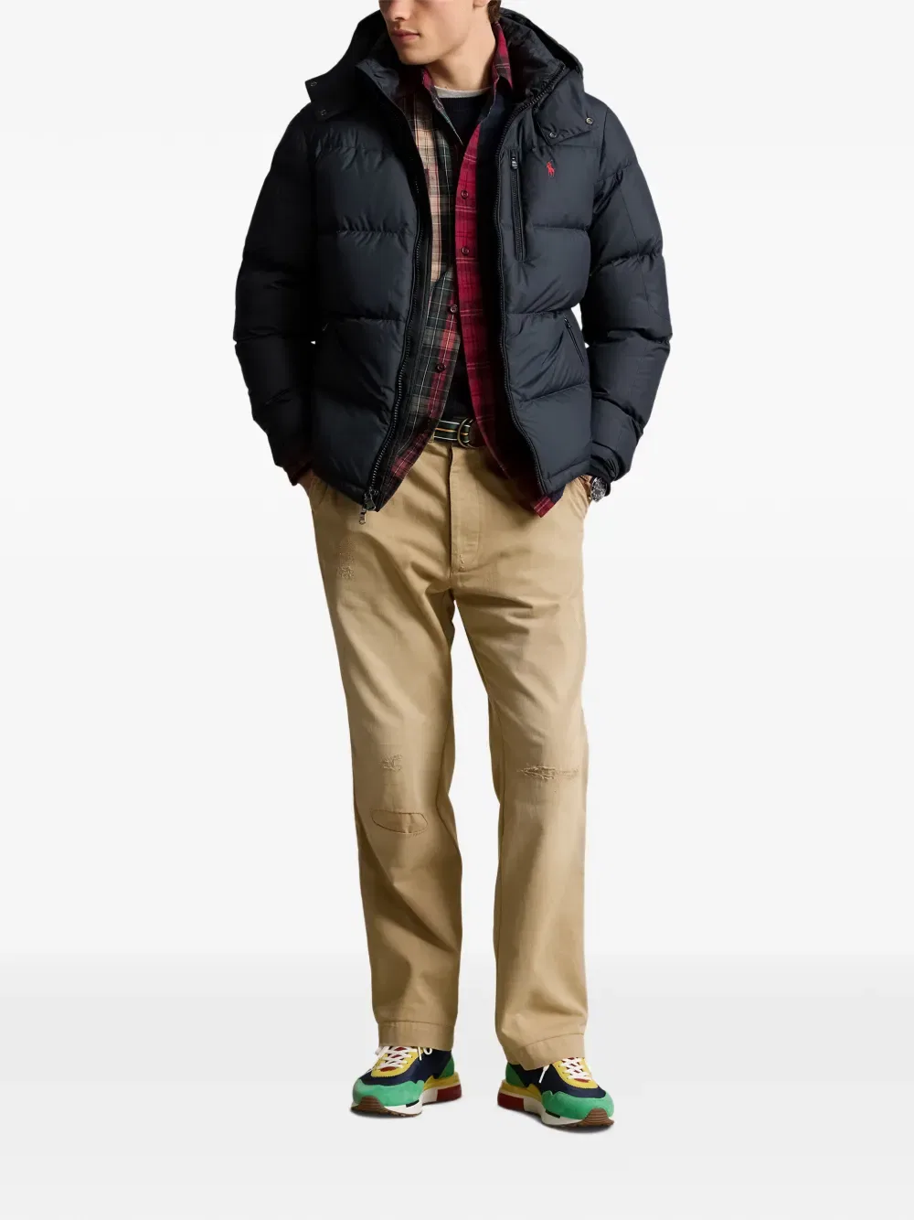 Стеганая куртка с капюшоном Polo Ralph Lauren, синий — фото 2