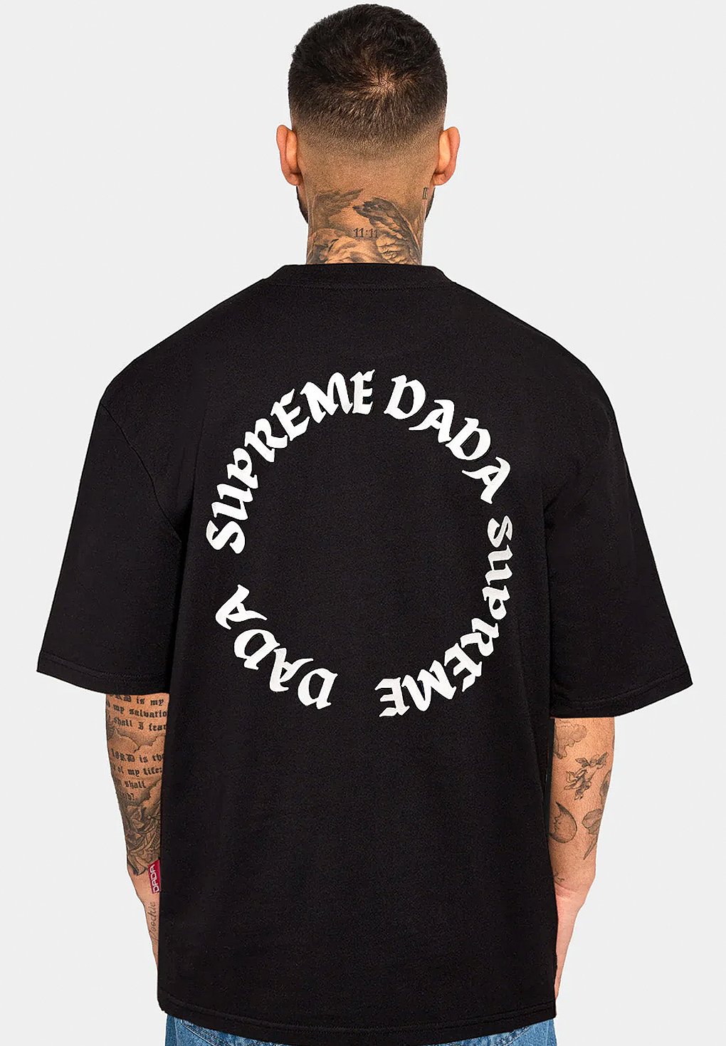 

Футболка с принтом OVERSIZED RUNDLOGO DADA, черный