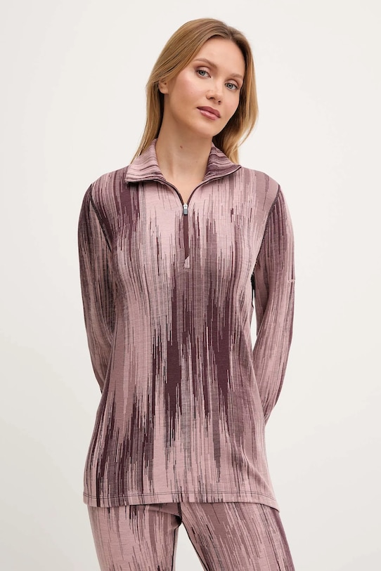 

Функциональный шерстяной джемпер с длинным рукавом Merino 260 Vertex Icebreaker, розовый