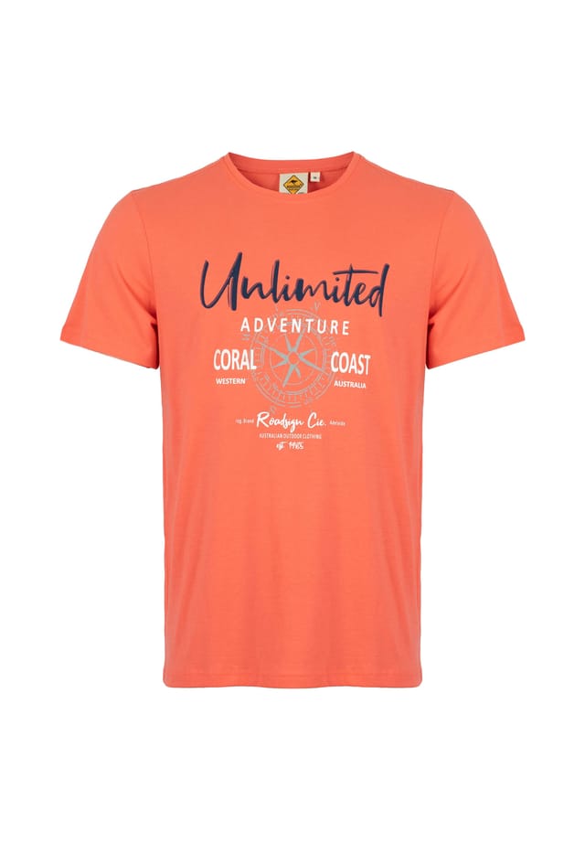 

Футболка без ограничений с принтом для динамичного и городского образа Roadsign Australia, красный