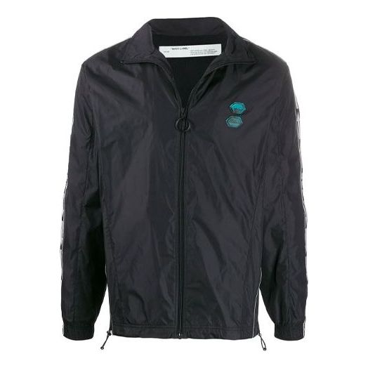 

Куртка Off-White Logo Thin and light Jacket Black, Белый, Куртка Off-White Logo Thin and light Jacket Black