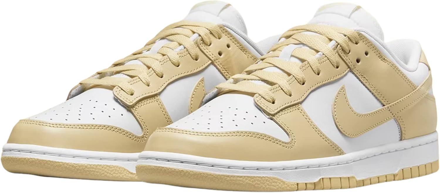 Мужские кроссовки Nike Dunk Low, белый/белый — фото 3