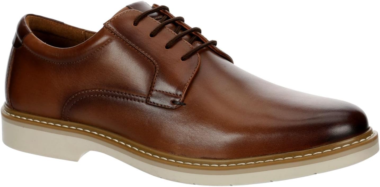 

Мужские кожаные классические туфли-оксфорды на шнуровке Franco Fortini Jefferey, Cognac