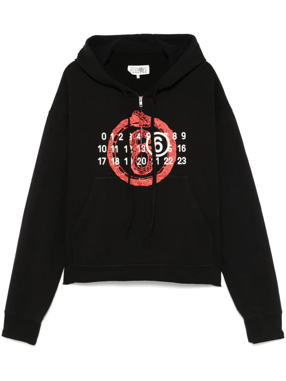

Худи Year of the Snake MM6 Maison Margiela, черный
