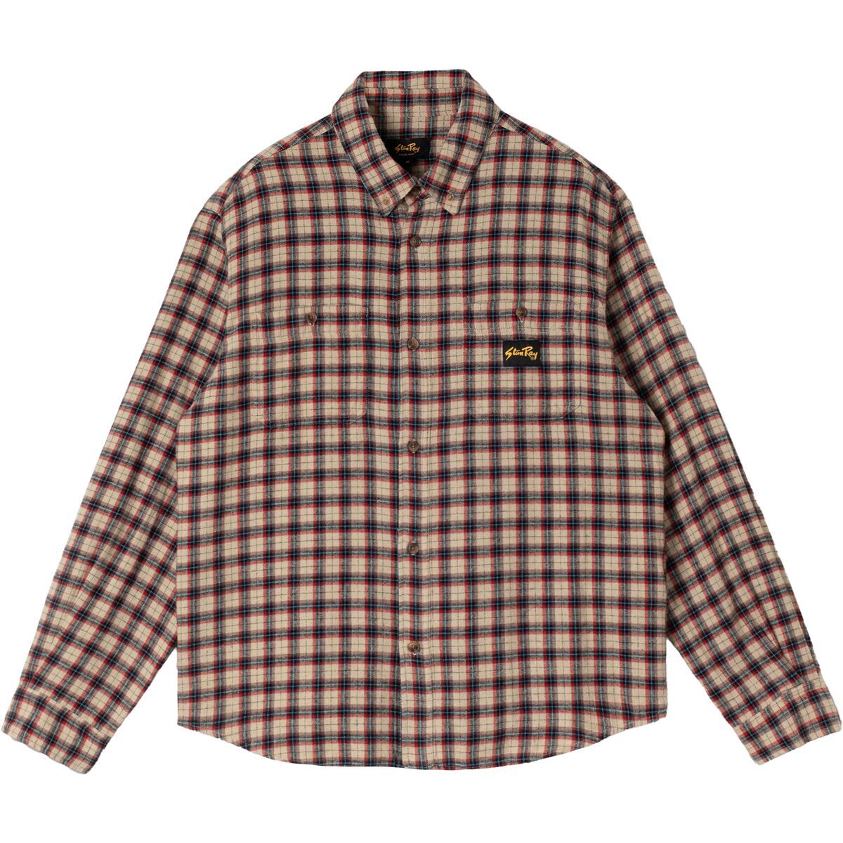 

Фланелевая рубашка Stan Ray, цвет easy natural plaid