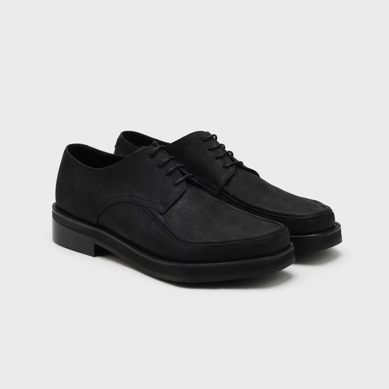 Мужские дерби Firenze.A Unique Pentagon Shape Rubber Sole 1050 Natural Black