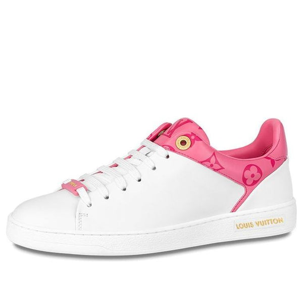 Кроссовки front row sneakers 'white with pink monogram' Louis Vuitton, белый
