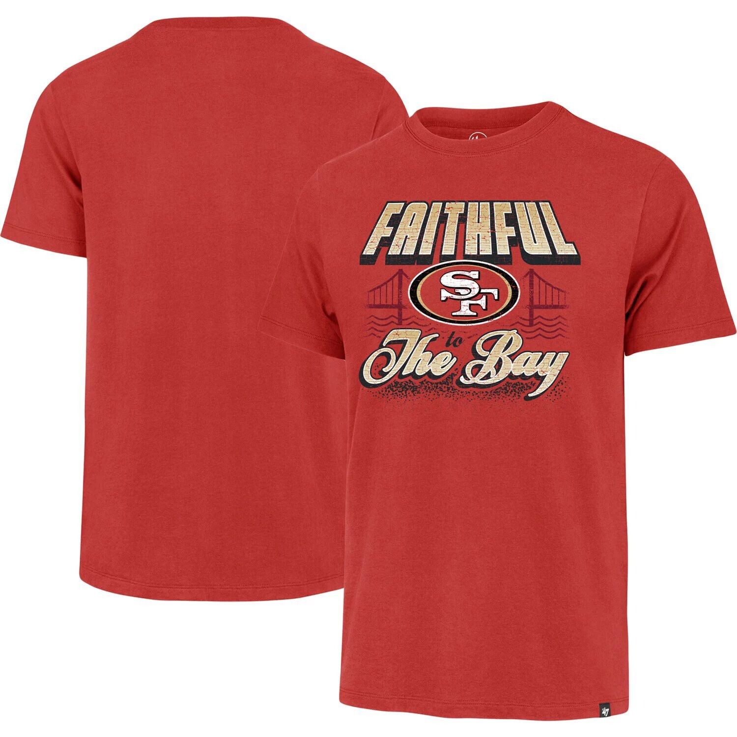 

Мужская футболка '47 Scarlet San Francisco 49ers Faithful to the Bay Regional Franklin
