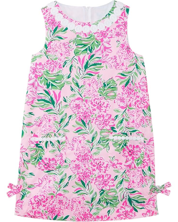 

Платье Lilly Pulitzer Kids Little Lilly Classic Shift, цвет Conch Shell Pink Koala La La