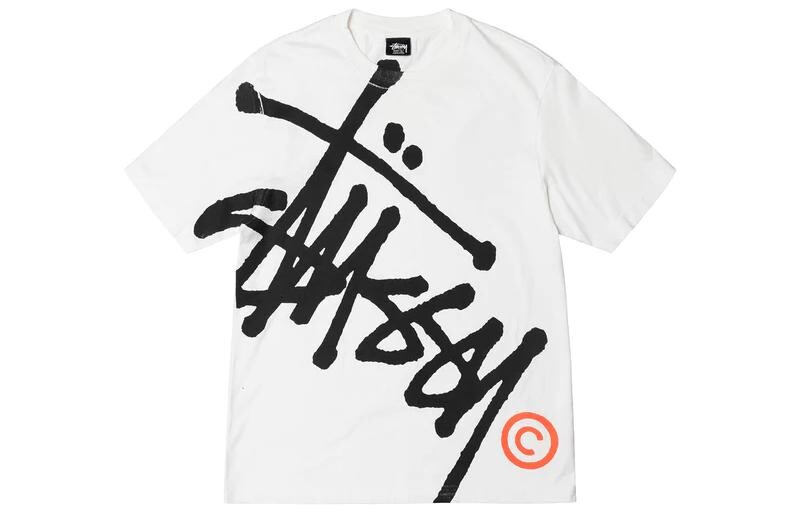

Футболка унисекс Stussy, белый/синий