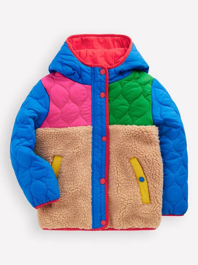 

Женская куртка Janie Borg с панелями Mini Boden, Colour Block/Multi