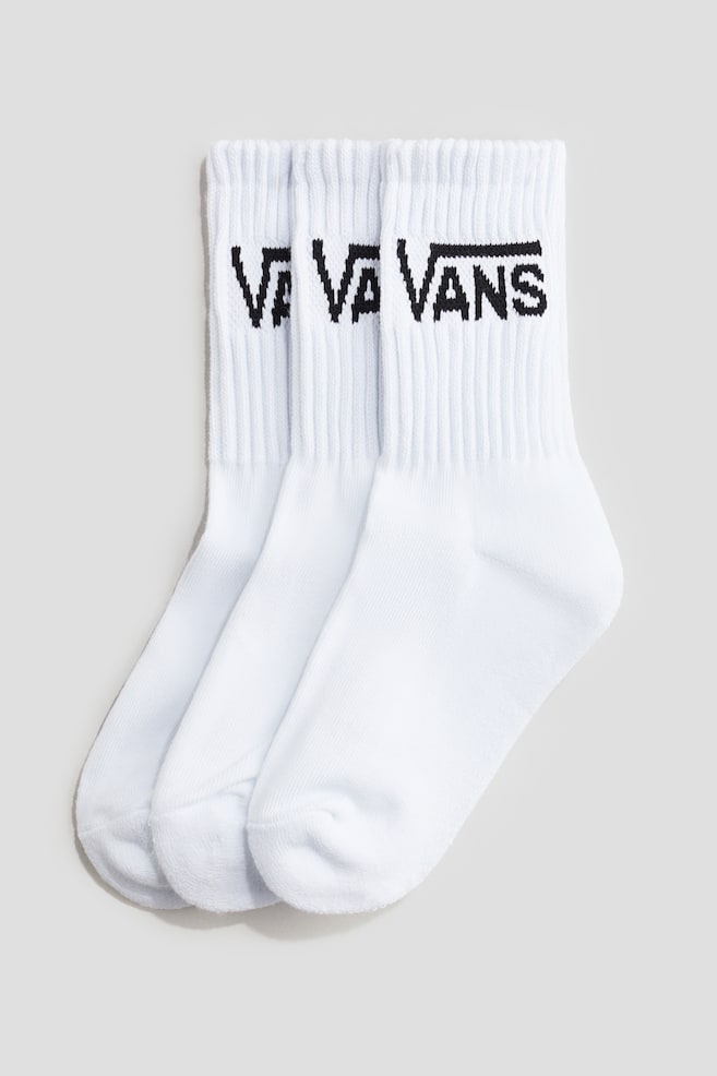

Классические носки, 3 шт. в упаковке Vans, белый