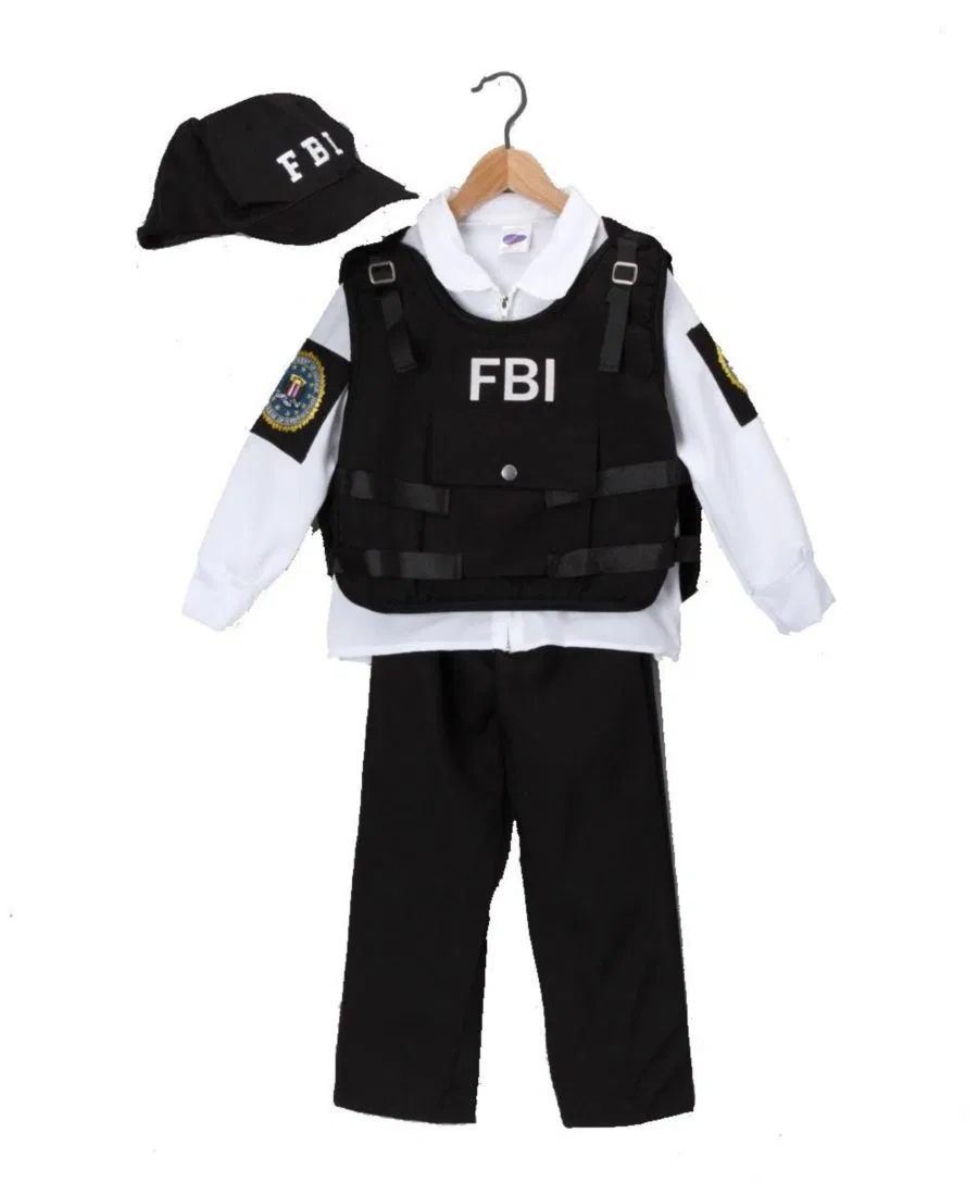 Детский костюм агента ФБР Dress Up America, черный