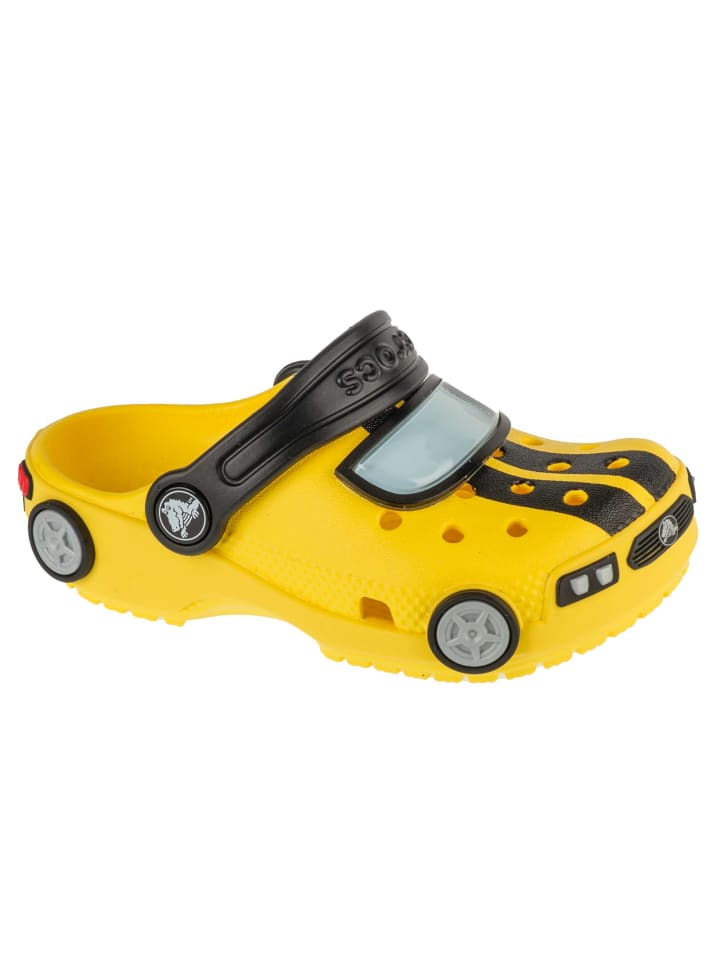 

Детские сабо Crocs Classic Iam Race Car Clog в желтом цвете
