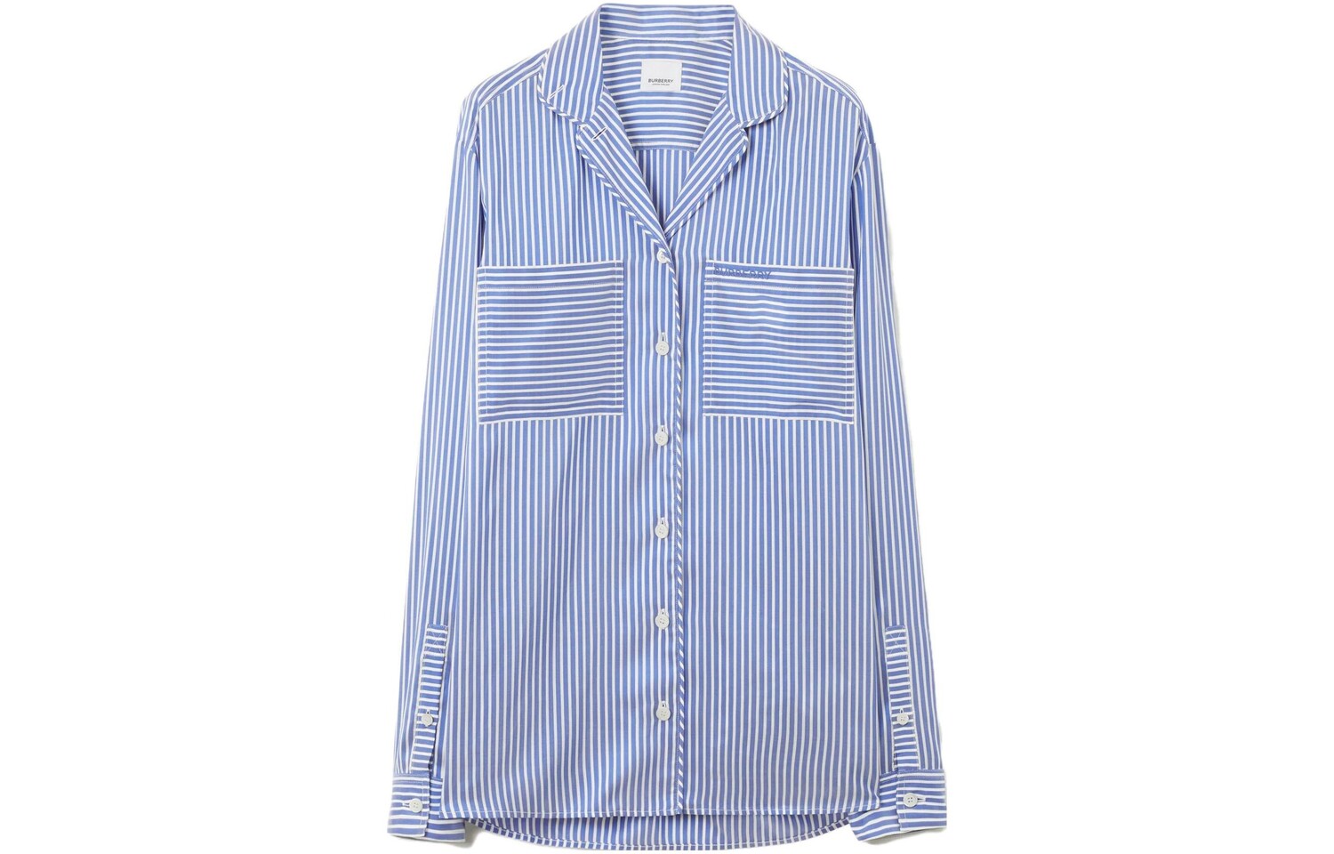 

Рубашка женская Burberry, синий / белый