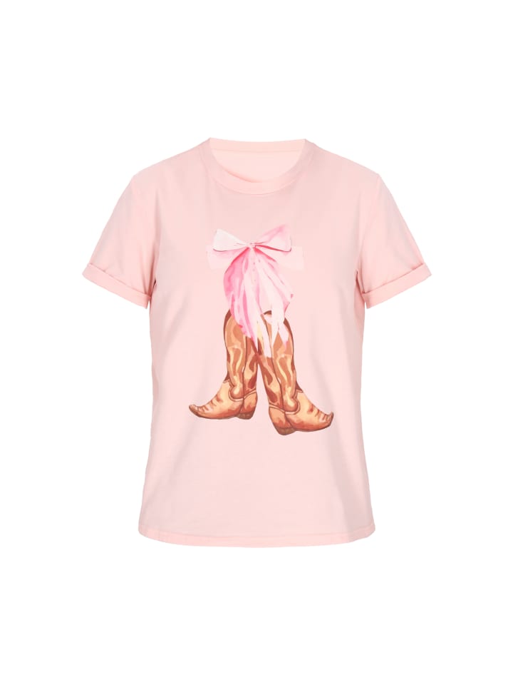 

Женская футболка розового цвета faina, Розовый, Женская футболка розового цвета faina