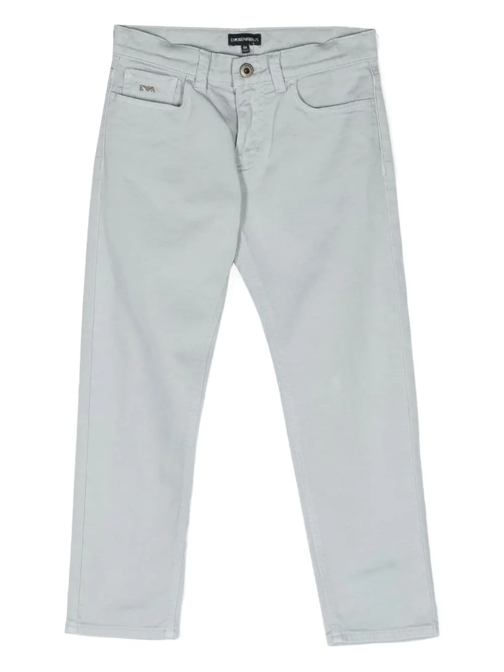 

Джинсы с логотипом орла Emporio Armani Kids, серый